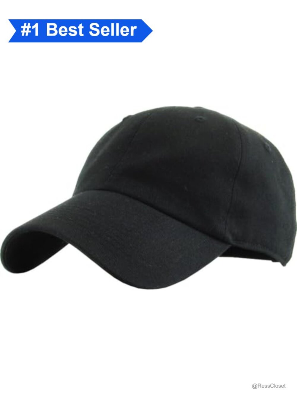 Cotton Adjustable Low Crown Baseball Cap Plain Dad Hat